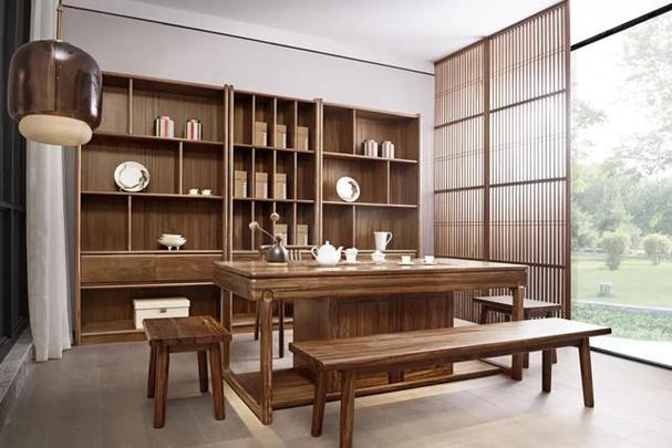 润年家居实木产品系列乌金木家具